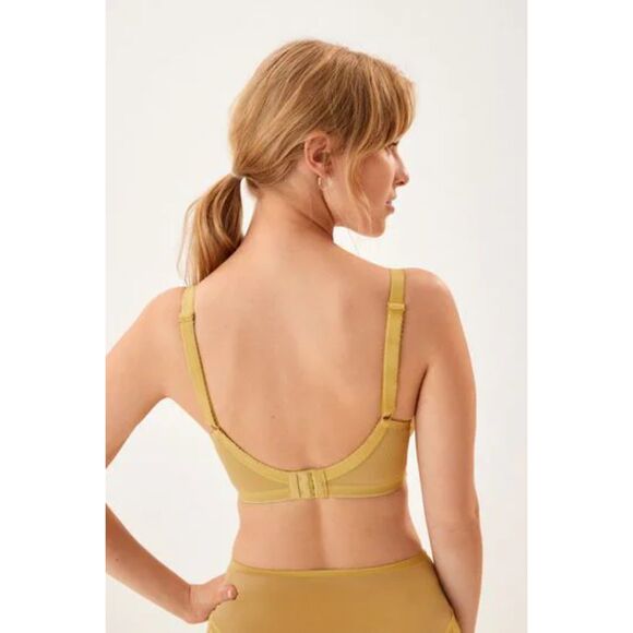 next Lizzie Bra Size 32G Mustard Yellow Lace - Picture 3 of 14